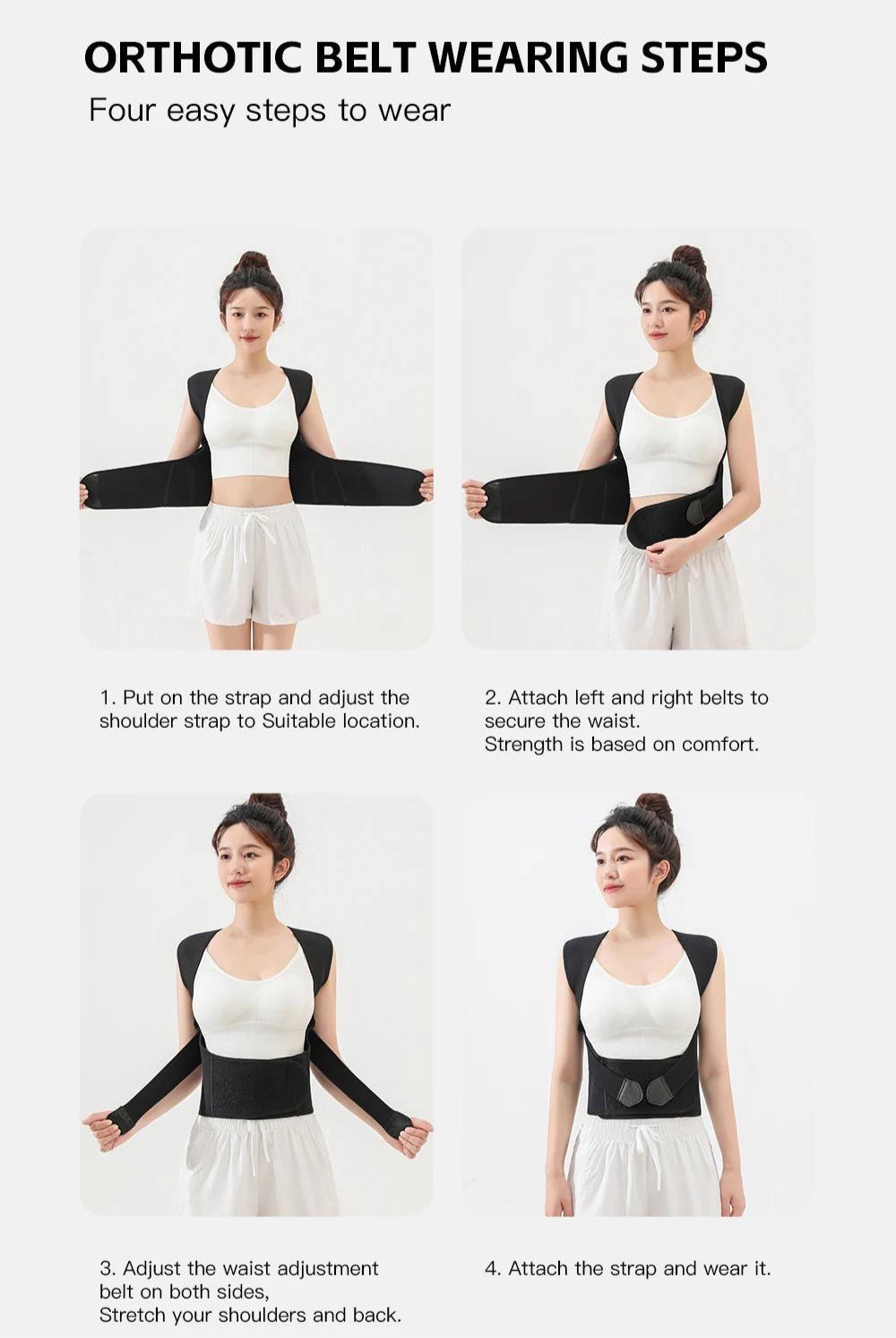 Sweat back belt